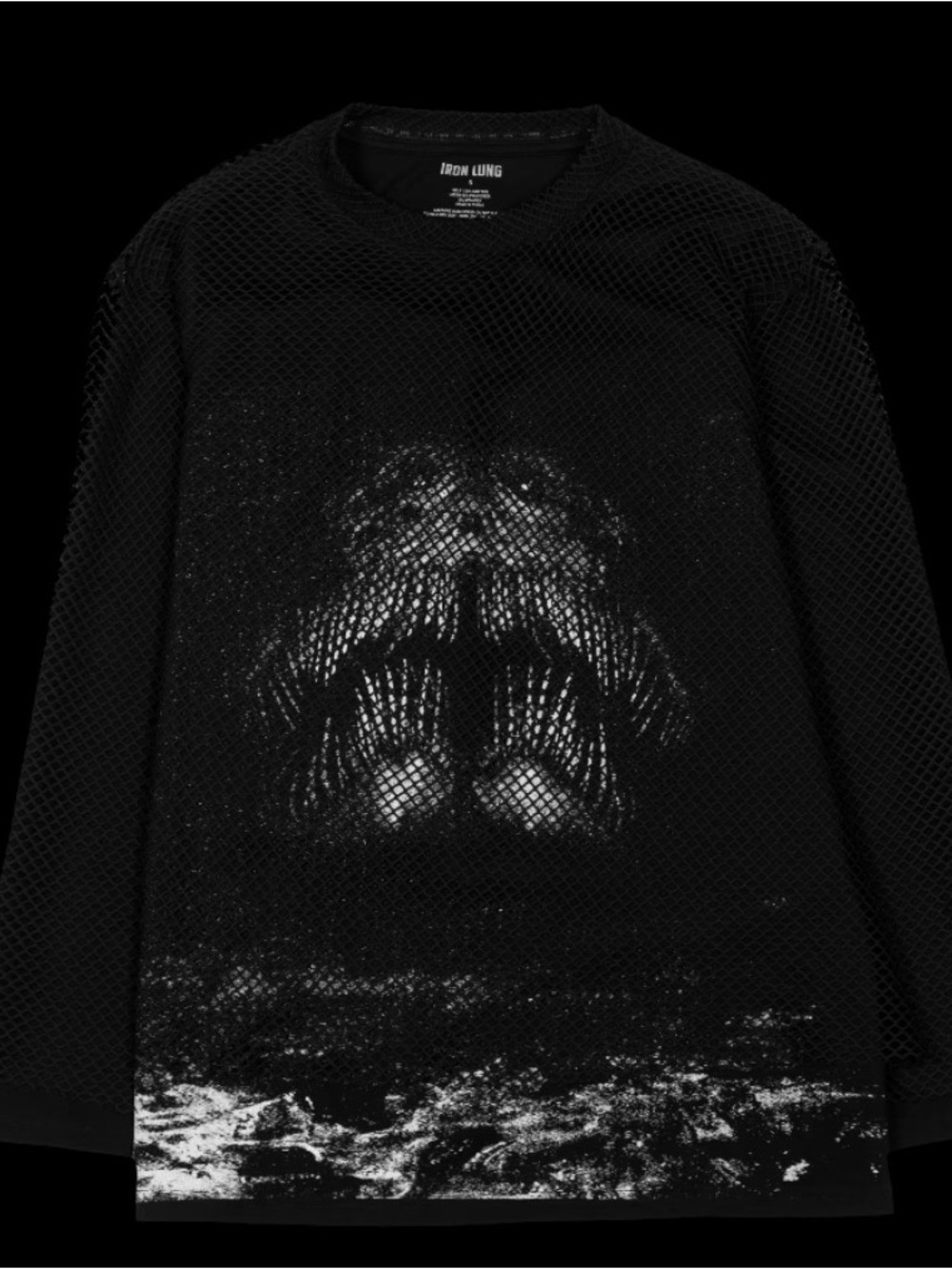 ISO Iron Lung Eel Long Sleeve Mesh Shirt XS or S